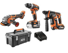 Perceuse Meuleuse Burineur Kit AEG 18V JP18H3-402TB Avec Kit Énergie 4Ah