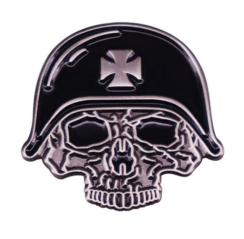 Pin broche badge casque tete - pin's,