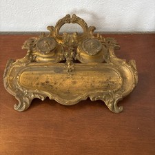 Vintage Ancien Encrier double