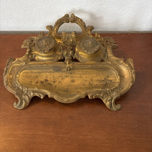 Vintage ancien encrier double - ancien,