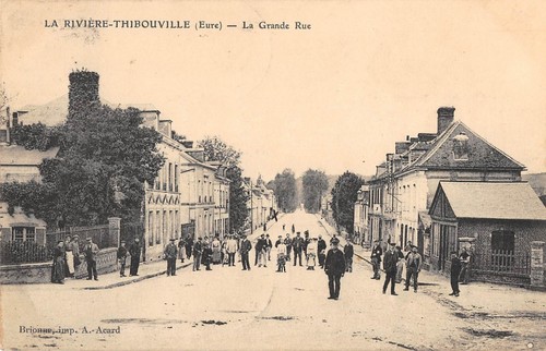 Cpa riviere thibouville - 27, la