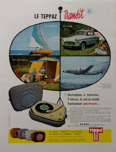 Publicite electrophone a - ,
