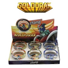 Goldorak - Cendrier Rond en Verre 8,4 cm X 3,5 cm - Go Nagai Mazinger Anime