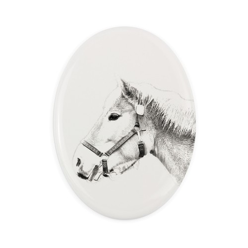 Haflinger dalle funéraire - dalle,