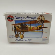 Spad S.VII 1917 Avion Vintage Airfix 1/72 Modèle D'Avion