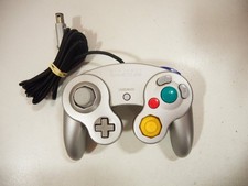 Manette officielle official controller pad Nintendo Gamecube silver argent GC