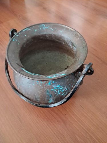 Chaudron cuivre ancien - cuivre,