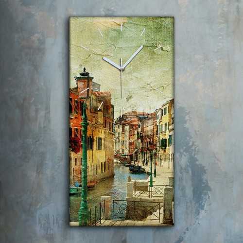 Horloge décorative sur toile