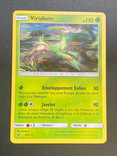 Carte pokemon viridium fr - carte,