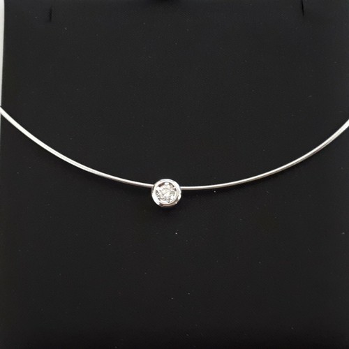 Edenly collier câble blanc - collier, or