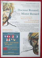 RENAUD SÉCHAN - PLAN MÉDIA "DOCTEUR RENAUD, MISTER RENARD"