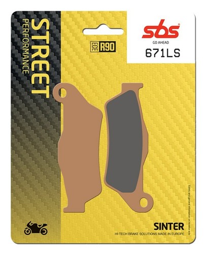Sbs 671ls plaquettes - sbs, frein
