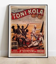 Poster retro - Toni Kola  (REPRODUCTION)