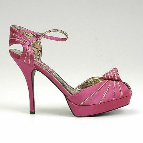 Pink open peep toe - sz, 10