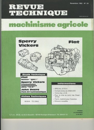 Revue technique machinisme - (1a)revue,