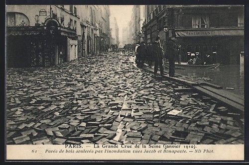 Carte postale paris crue - paris,,