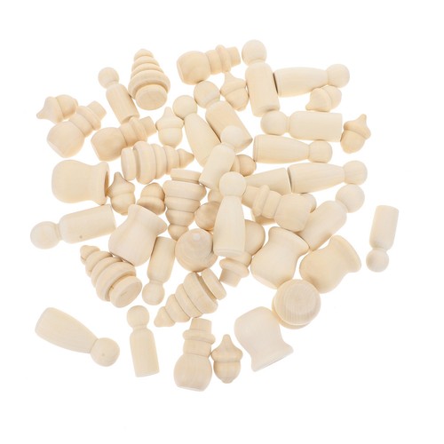 Beige wooden peg - peg, diy
