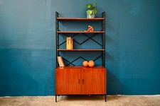Étagère bibliothèque moduable type wall system Italie 1960 vintage scandinave