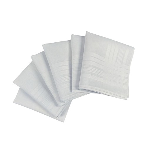 Lot de 6 mouchoirs