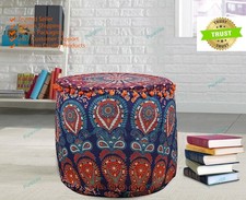 Neuf Mandala Pouf Housse Toute