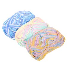  3 Pcs Fil Coton Pour Crochet