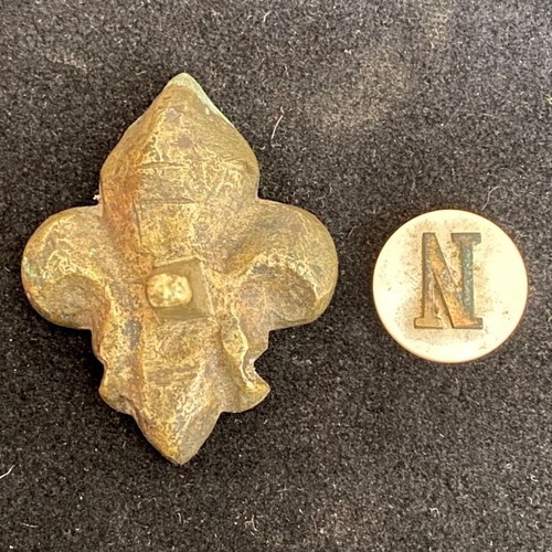 Antique gilding iron - , and