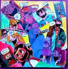 PARIS POP ART TABLEAU PEINTURE   MANGAS ART STREET SIGNE JUMEAUX JEAN PIERRE