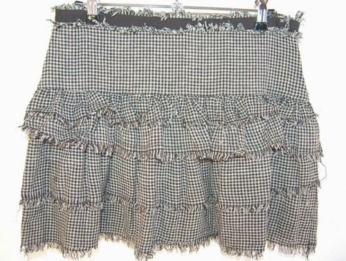 Cropped jupe vichy pied - jupe,