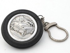 PORTE CLÉS ANCIEN - KEYCHAIN - PNEU - SIMCA ? - G. PARET - NANCY
