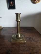 Chandelier en bronze à fut à