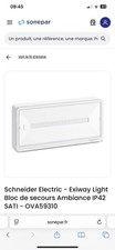 Schneider Electric - Exiway Light Bloc de secours Ambiance IP42 SATI - OVA59310