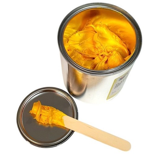 Encre plastisol jaune chaud - encre,