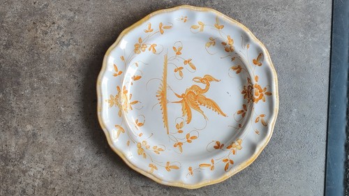 Assiette faïence moustiers - assiette,