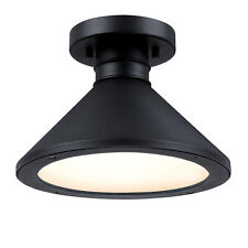 Plafonnier Extérieur Walter Noir Éclairage Patio Lumière Jardin E27 Ampoule