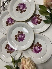 6 Assiettes Plates Moulin Des