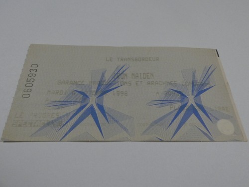 Ticket billet concert iron - billet,