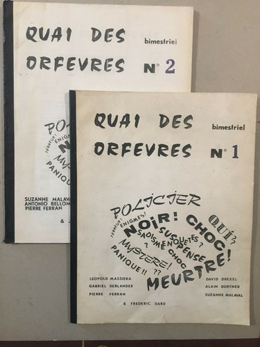 Quai des orfèvres et 2 - orfèvres, n°