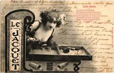 CPA AK Les Jeux - Le Jacquet