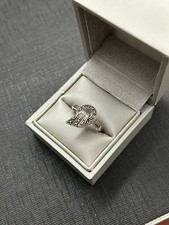 belle bague argent massif avec