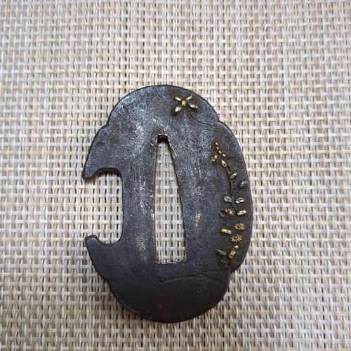 Ancien tsuba japonais - ancien,