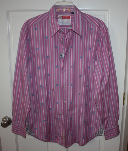 Rare mens robert graham - graham, purple