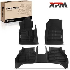 3X Tapis De Sol Tapis De Voiture Ensemble Avant Arrière TPE Pour BMW X3 F25 SUV