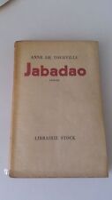 Anne de Tourville - Jabadao - Librairie Stock (1952)