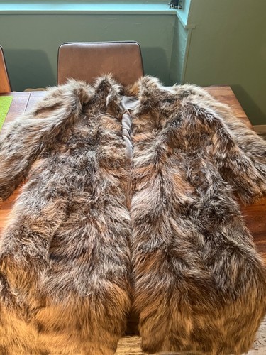 Véritable manteau fourrure - manteau,