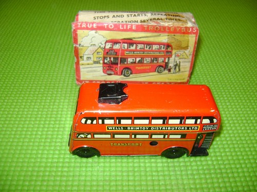 Wells brimtoy trolley bus - wells,