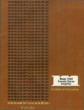 Manuel D'Utilisation Pour Marantz 1060