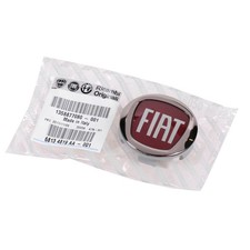 Cache Moyeux Original Fiat pour jante alu rouge argent Ducato 250 1358877080