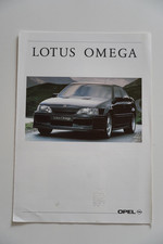 Catalogue brochure livre publicité Opel Lotus Omega Français