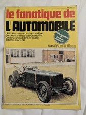 Le Fanatique De L'automobile N°150 Sunbeam Grand Prix 1924 Mars 1981 Rétromobile