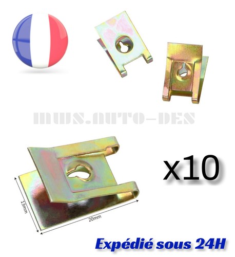 Clips fixation écrou - fixation,